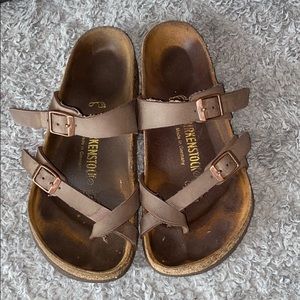 Brown Birkenstocks